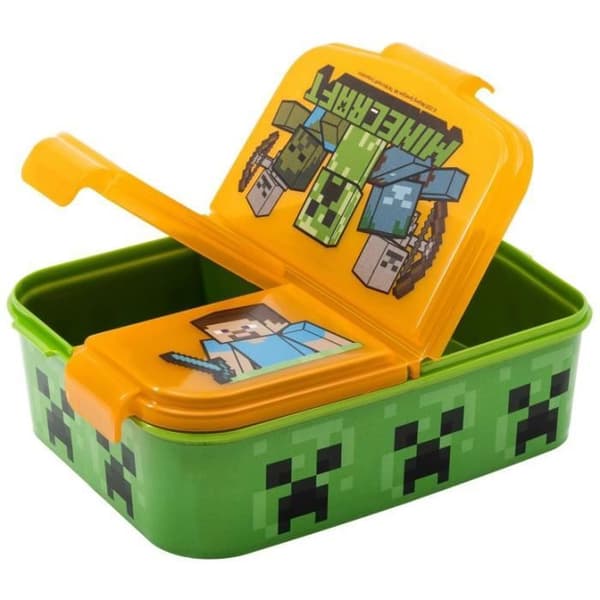 Snackbox - Stor - Minecraft - Multifack - Orange - Barn