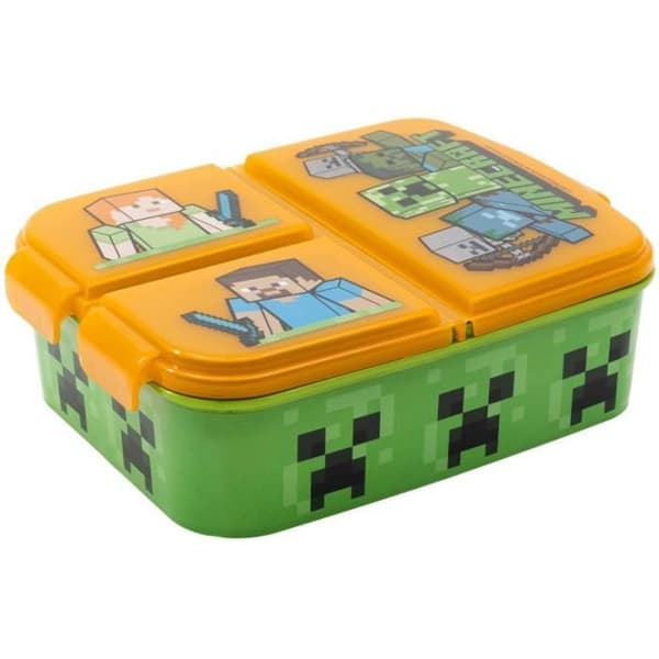 Snackbox - Stor - Minecraft - Multifack - Orange - Barn