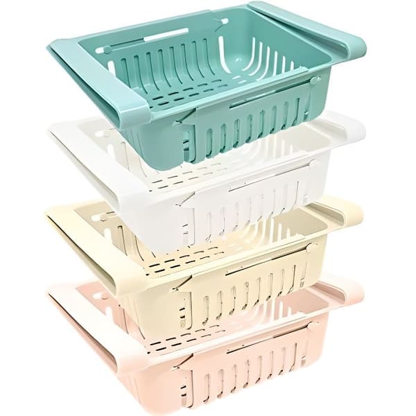 Kylskåp - Ej specificerad - Set om 4 - Plast - Olika färger - 20x16x7 cm