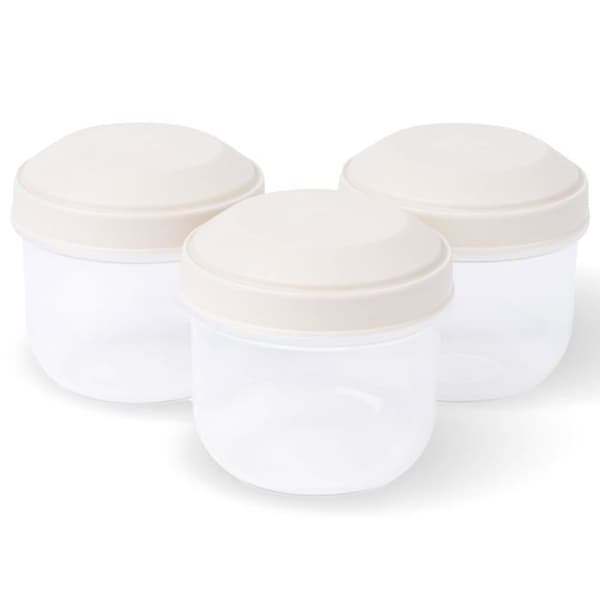 Lunch box - matlåda Amuse - A-000450 - Snacklåda Oat - 3 delar /