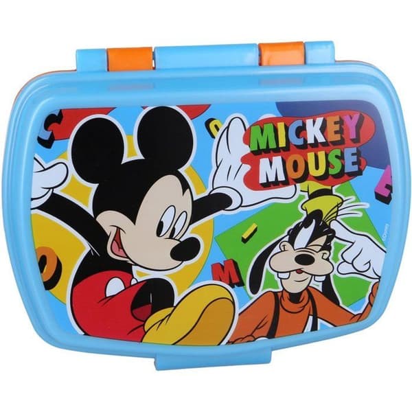 Disney matlåda Musse Pigg junior 17 x 5,6 cm blå/orange