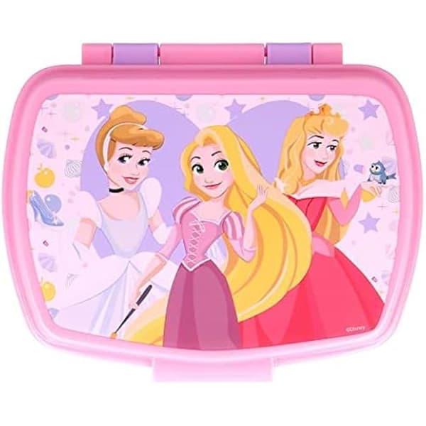 Lunchlåda - STOR - Disney Princess True - Rektangulär - Flerfärgad - Återanvändbar