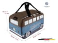 Miniatyrbild 3 av 4: Brisa - BUCB05 - VW Collection - Volkswagen Combi Bus T1 Husbil Isolerad väska 25 L (Petroleum Blå/Brun)