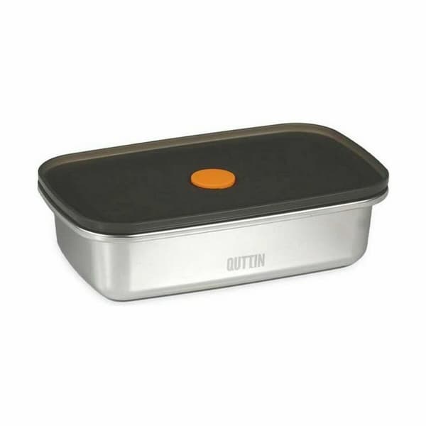Hermetisk matlåda Quttin   Rostfritt stål Rektangulär 600 ml (12 antal)
