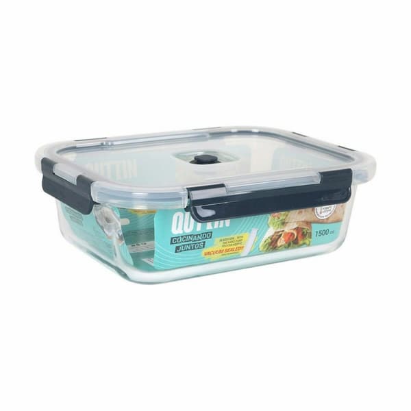 Hermetisk matlåda Quttin Rektangulär 1,5 L 23 x 17,8 x 7,6 cm (6 antal)