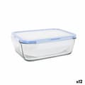 Miniatyrbild 1 av 2: Hermetisk matlåda LAV Grå Transparent 1,2 L (12 antal)