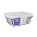 Pikkukuva 2 / 2: Suorakulmainen eväsrasia kannella Duralex Freshbox Läpinäkyvä 1,7 L 21,5 x 16,5 x 8 cm (6 osaa)