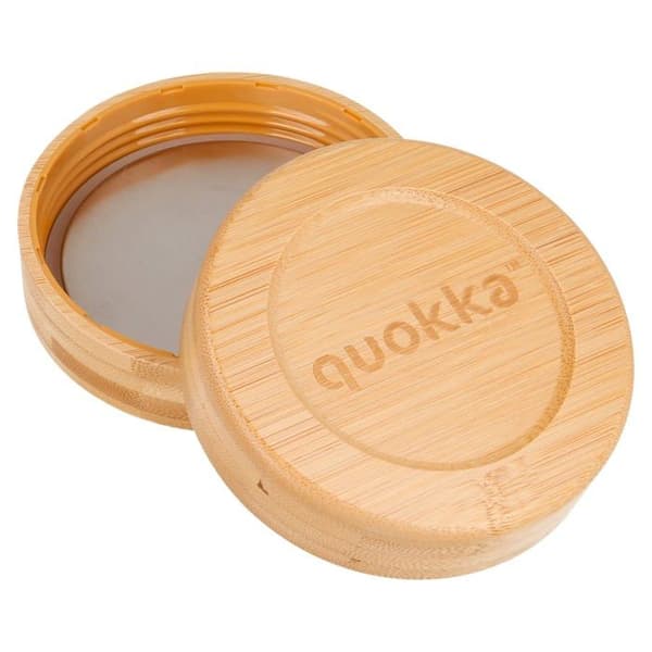 Quokka Deli Food Burk - 500 ml matbehållare/lunchlåda i glas (träkorn)