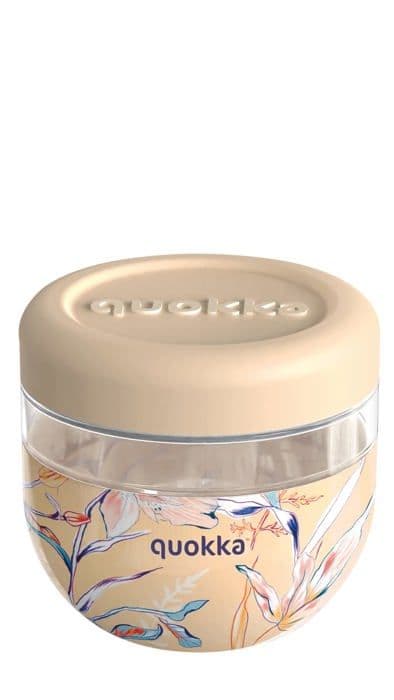 Quokka - 40135 - VINTAGE BLOMBUBBLA | MS MATBEHÅLLARE MED SILIKONLOCK 770 ML