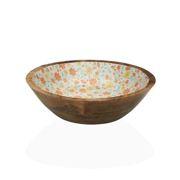 Salladsskål Versa Bambu Mangoträ 24 x 7 x 24 cm