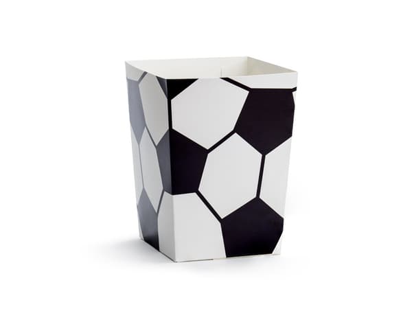 Popcornlådor Boll, mix, 7x7x12cm (1 förpackning / 6 st.)