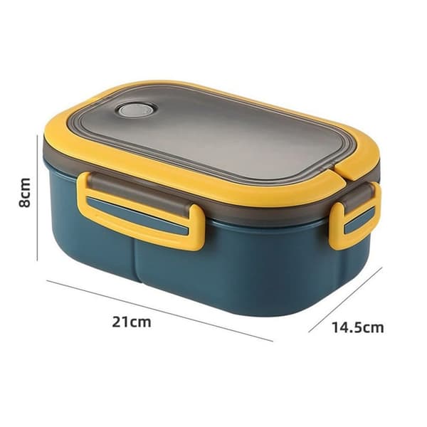Moorle Lunchlåda med flera fack – Matlådor för barn och vuxna, 14,5x21x8 cm, perfekt för skola och arbete