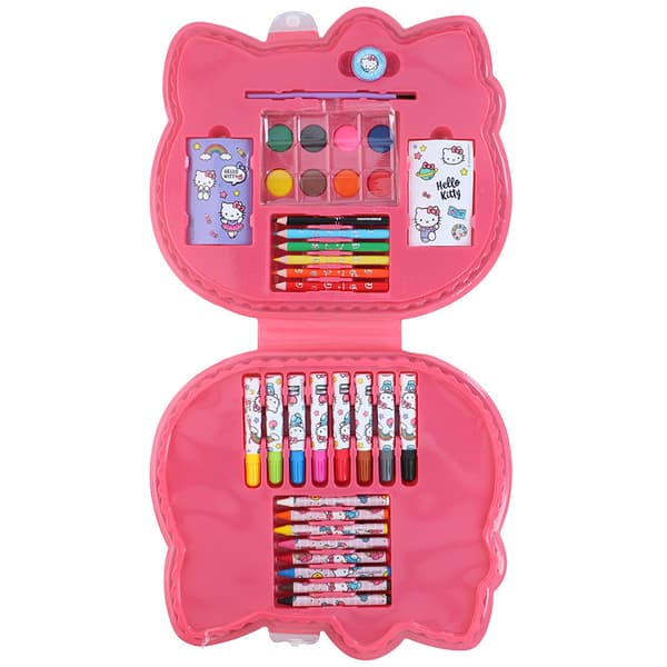 Hello Kitty Set med pennor och målarfärg
