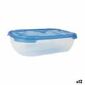 Miniatyrbild 1 av 2: Lunchlådor, set Tontarelli Nuvola 1,15 L Blå Rektangulär 3 Delar (12 antal)