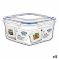 Miniatyrbillede 1 af 2: Hermetisk madkasse Dem 1,5 L 18 x 18 x 10 cm (12 enheder)