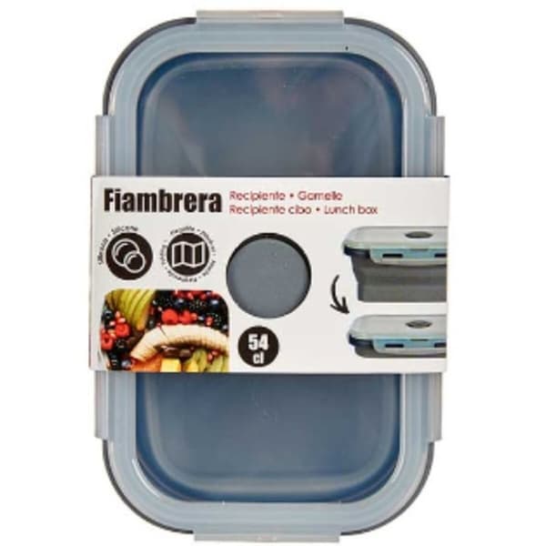 Lunchlåda Kinvara CH19130-1 Grå Transparent ABS 540 ml (12 antal)