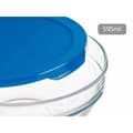 Miniatyrbillede 4 af 4: Rund madkasse med låg Pasabahce Chefs Blå 595 ml 14 x 6,3 x 14 cm (6 enheder)