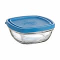 Miniatyrbillede 2 af 3: Firkantet madkasse med låg Duralex FreshBox Blå 300 ml 11 x 11 x 5 cm (12 enheder)