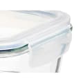 Miniatyrbillede 4 af 4: Madkasse Vivalto 90549 Gennemsigtig Silikone Borosilikatglas 1 L 22 x 7 x 16,5 cm (12 enheder)