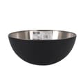 Miniatyrbillede 2 af 2: Salatskål Quttin   Sort Sølvfarvet 29 x 12 cm Stål (4 enheder)