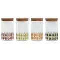 Miniatyrbillede 1 af 4: Blik Home ESPRIT Gul Grøn Natur Kork Silikone Borosilikatglas Shabby Chic 1 L (4 enheder)