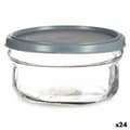 Miniatyrbillede 1 af 3: Rund madkasse med låg Vivalto 249-3 Grå Plastik 415 ml 12 x 6 x 12 cm (24 enheder)