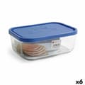 Miniatyrbild 1 av 4: Lunchlåda Borgonovo   Blå Rektangulär 2,3 L (6 antal)
