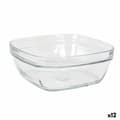 Miniatyrbillede 1 af 2: Salatskål Duralex Lys Kan stables 2 L 20 x 20 x 8 cm (12 enheder)