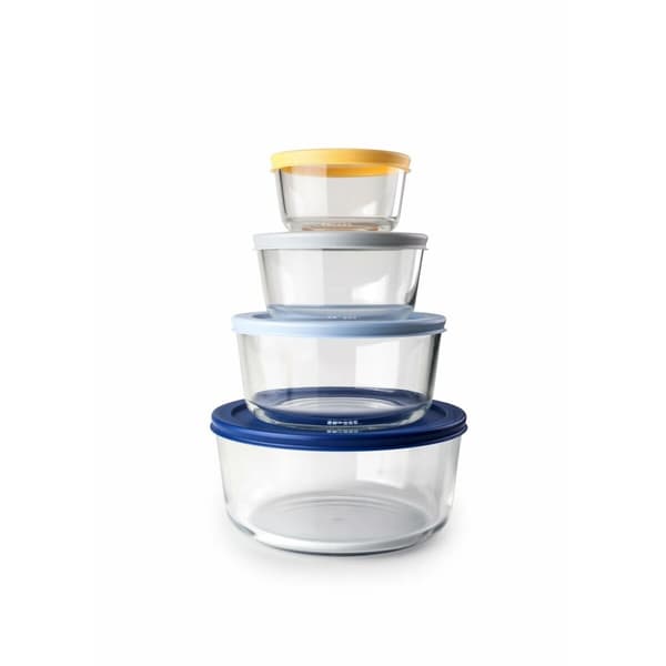Lunchlådor, set 4 Ibili 689200 Transparent Plast