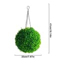 Miniatyrbild 2 av 2: Konstgjord växt Topiary Ball, Solcell LED-lampor, Trädgårdsfest Dekoration