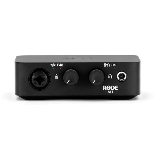RODE AI-1 USB Ljudgränssnitt AA förförstärkare 24 bitar 96 kHz Svart
