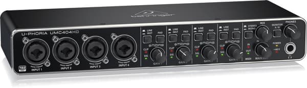 Behringer UMC404HD inspelningsljudgränssnitt