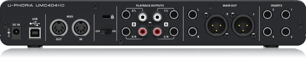 Behringer UMC404HD inspelningsljudgränssnitt