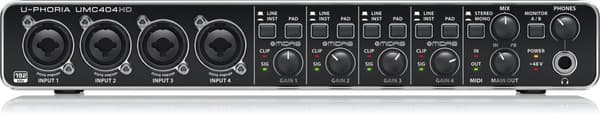 Behringer UMC404HD inspelningsljudgränssnitt