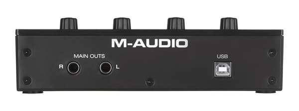 M-AUDIO M-Track Duo USB Ljudgränssnitt Crystal förförstärkare 16 bitar 48 kHz Svart