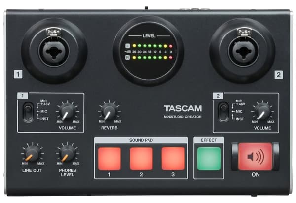 Tascam US-42B - MiniStudio-serien "Creator" - USB-ljudgränssnitt
