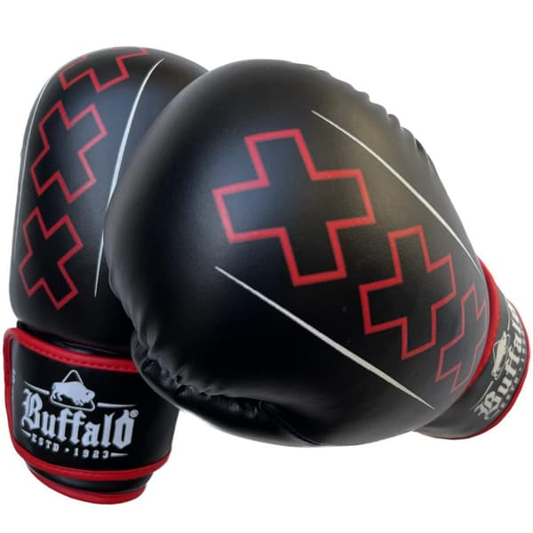 Buffalo Winner bokshandschoenen zwart met rood