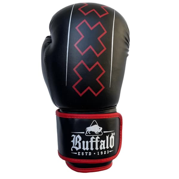 Buffalo Winner bokshandschoenen zwart met rood