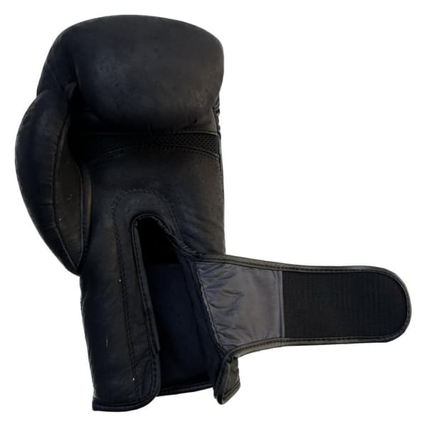 Buffalo Leather bokshandschoenen zwart