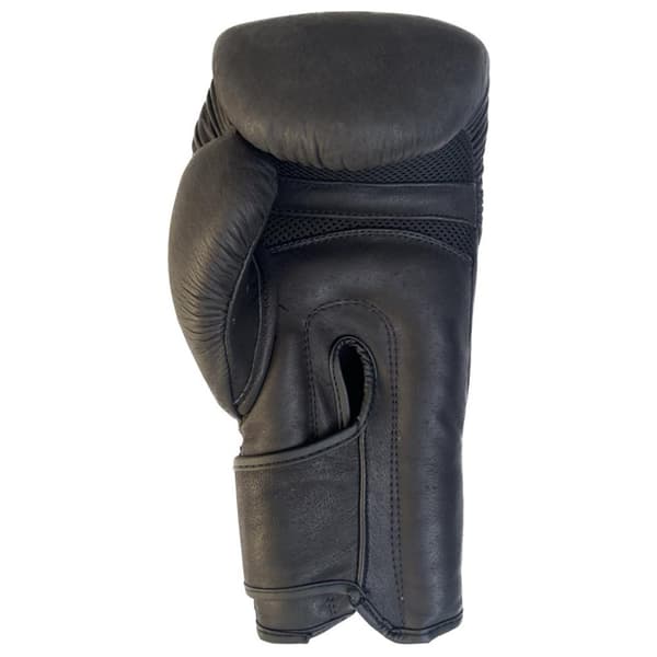 Buffalo Leather bokshandschoenen zwart
