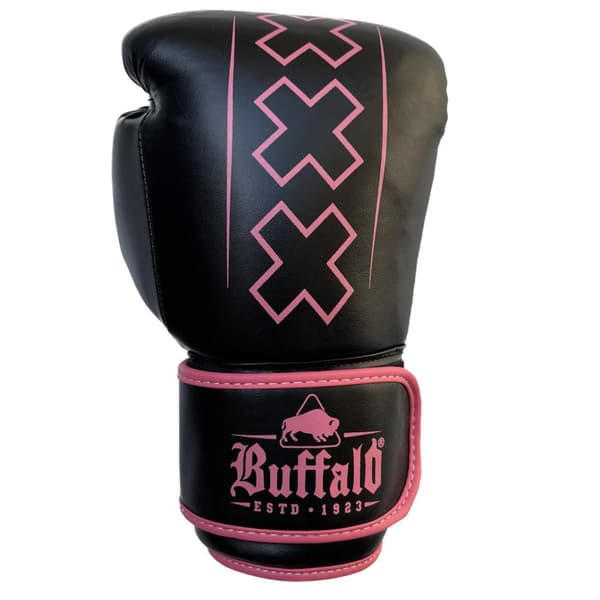 Buffalo Outrage bokshandschoenen zwart met roze