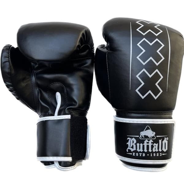 Buffalo Outrage bokshandschoenen zwart met wit Sort 12 oz