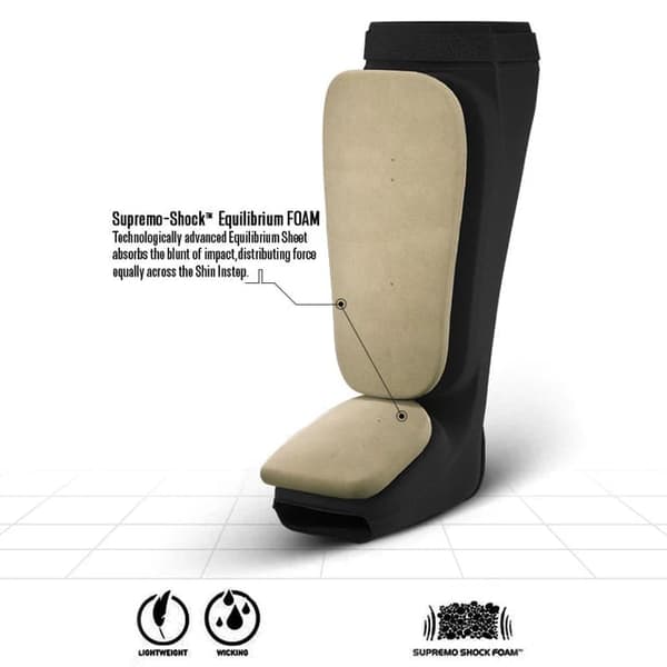 RDX SIB Benskydd Svarta med OEKO-TEX Standard 100 S-certifikat