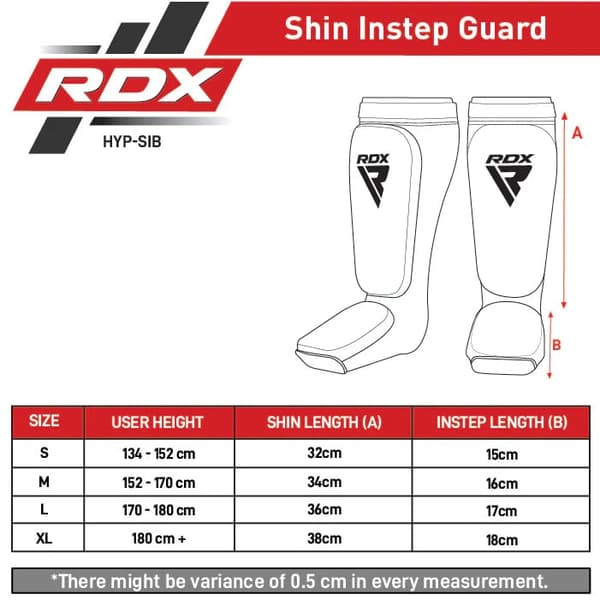 RDX SIB Benskydd Svarta med OEKO-TEX Standard 100 XL-certifikat