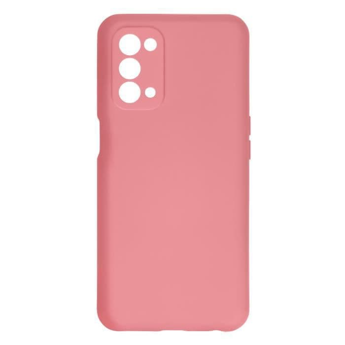 Oppo A74 5G och A54 5G Fodral Halvstyv Soft Touch Silikon rosa Rosa