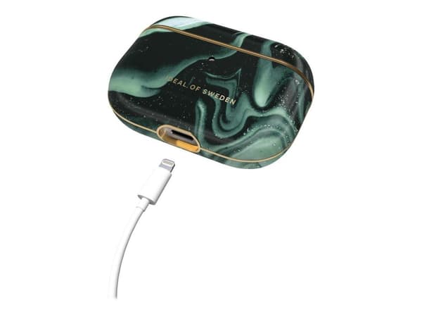 iDeal of Sweden iDeal Airpod Case Pro Golden Olive Marble