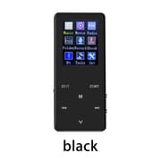 K1 1.8 tommer MP3 afspiller 8G 16G 32G HIFI Støj Indbygget højttaler optager E-Book Support udvidet hukommelse 128G Bluetooth sort