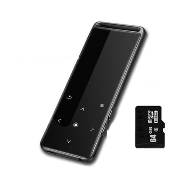 M6 Bluetooth-kompatibelt Lossless Mp3mp4 Player 10 Brightness indstilling Mp5mp6 Walkman Fm Radio Ebook Voice Recorder Support Tf Card 64G