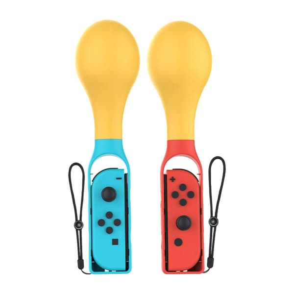 2 stk Lille håndtag Sand Hammer Venstre højre spil hånd Grip letvægts Ergonomisk til switch 1 par