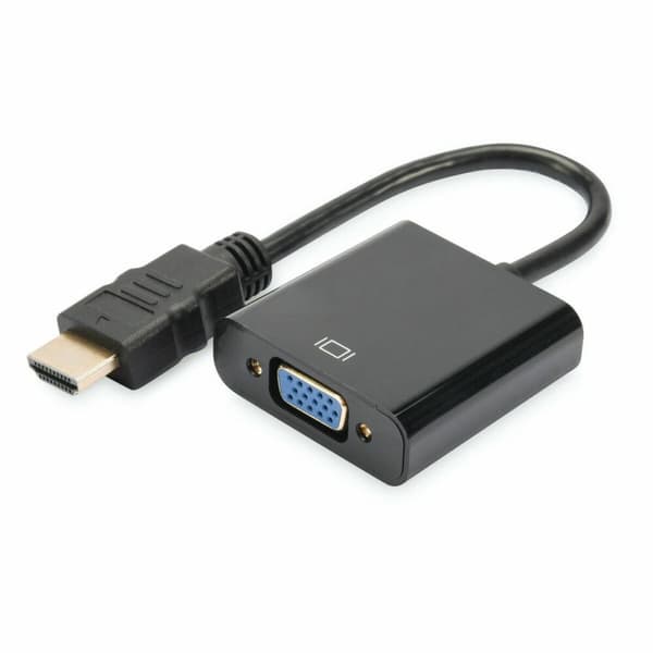 HDMI - VGA Adapteri Digitus DA-70461 Musta